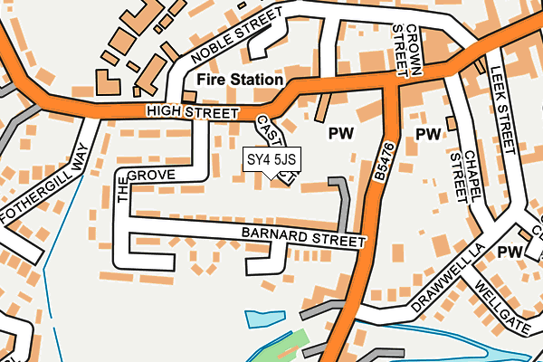 SY4 5JS map - OS OpenMap – Local (Ordnance Survey)