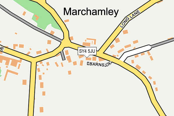 SY4 5JU map - OS OpenMap – Local (Ordnance Survey)