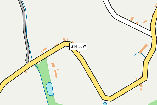 SY4 5JW map - OS OpenMap – Local (Ordnance Survey)