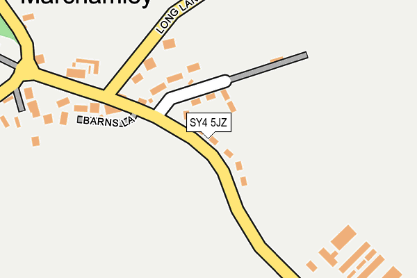 SY4 5JZ map - OS OpenMap – Local (Ordnance Survey)