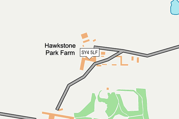 SY4 5LF map - OS OpenMap – Local (Ordnance Survey)