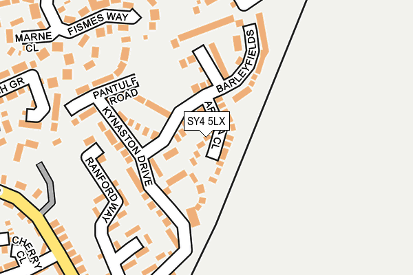 SY4 5LX map - OS OpenMap – Local (Ordnance Survey)