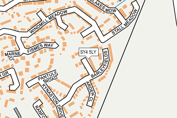 SY4 5LY map - OS OpenMap – Local (Ordnance Survey)