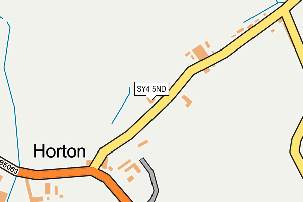 SY4 5ND map - OS OpenMap – Local (Ordnance Survey)