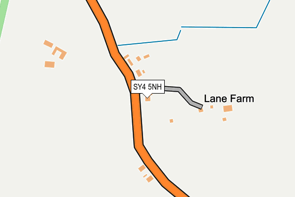 SY4 5NH map - OS OpenMap – Local (Ordnance Survey)