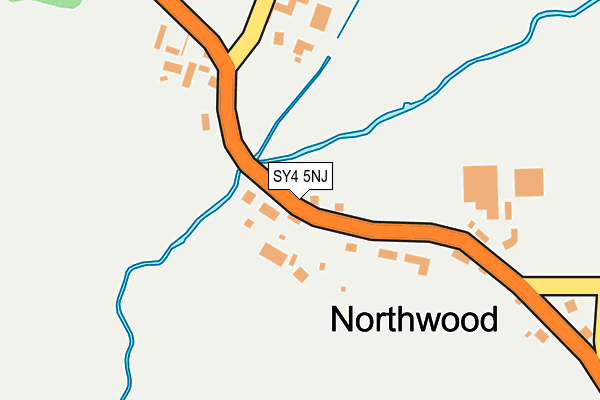 SY4 5NJ map - OS OpenMap – Local (Ordnance Survey)