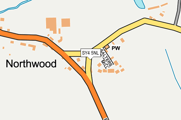 SY4 5NL map - OS OpenMap – Local (Ordnance Survey)