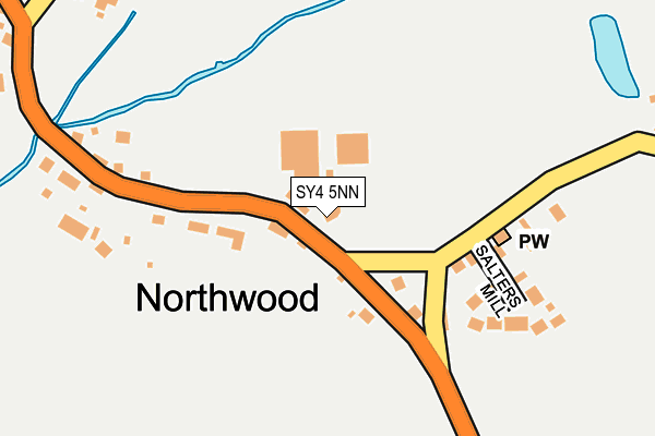 SY4 5NN map - OS OpenMap – Local (Ordnance Survey)