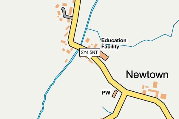 SY4 5NT map - OS OpenMap – Local (Ordnance Survey)