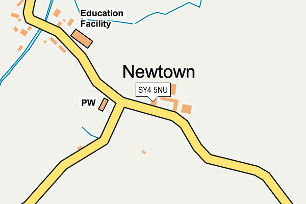 SY4 5NU map - OS OpenMap – Local (Ordnance Survey)