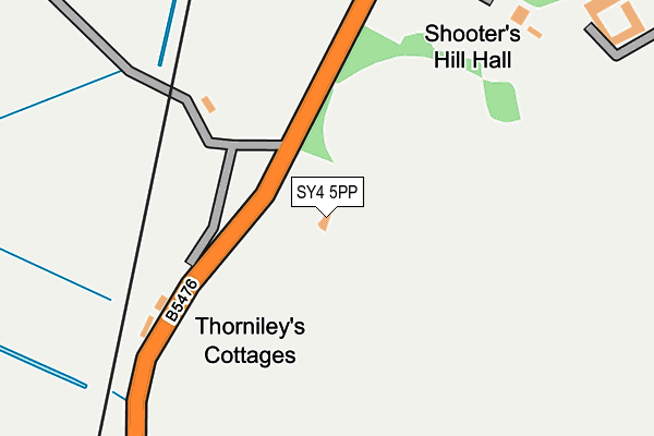 SY4 5PP map - OS OpenMap – Local (Ordnance Survey)