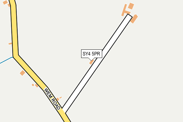 SY4 5PR map - OS OpenMap – Local (Ordnance Survey)