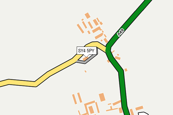 SY4 5PY map - OS OpenMap – Local (Ordnance Survey)