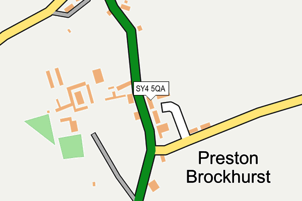 SY4 5QA map - OS OpenMap – Local (Ordnance Survey)