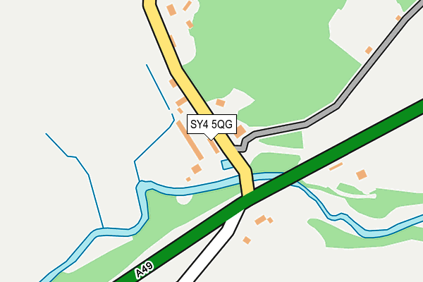 SY4 5QG map - OS OpenMap – Local (Ordnance Survey)
