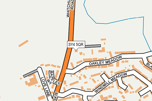 SY4 5QR map - OS OpenMap – Local (Ordnance Survey)