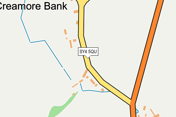 SY4 5QU map - OS OpenMap – Local (Ordnance Survey)