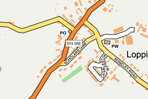 SY4 5RE map - OS OpenMap – Local (Ordnance Survey)