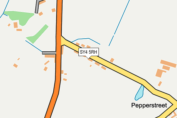 SY4 5RH map - OS OpenMap – Local (Ordnance Survey)