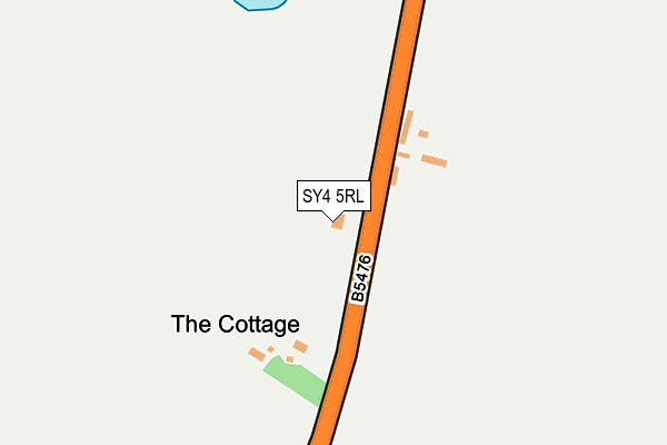 SY4 5RL map - OS OpenMap – Local (Ordnance Survey)