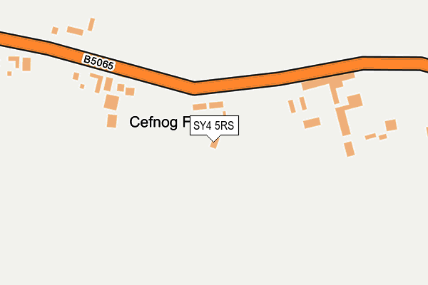 SY4 5RS map - OS OpenMap – Local (Ordnance Survey)