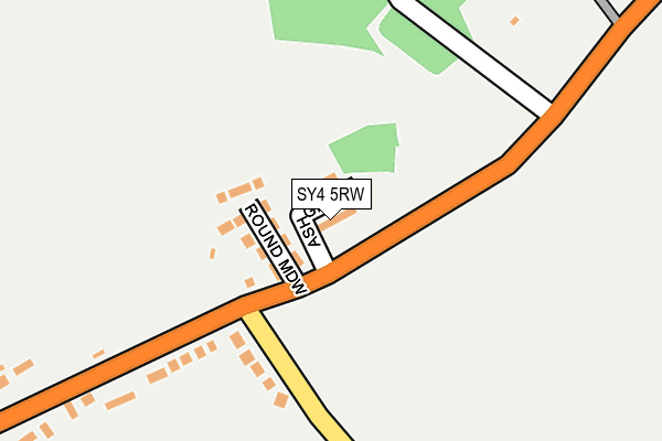 SY4 5RW map - OS OpenMap – Local (Ordnance Survey)