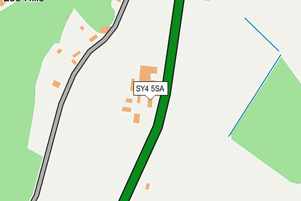 SY4 5SA map - OS OpenMap – Local (Ordnance Survey)