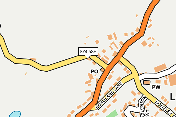 SY4 5SE map - OS OpenMap – Local (Ordnance Survey)