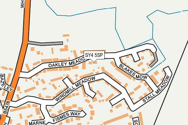 SY4 5SP map - OS OpenMap – Local (Ordnance Survey)