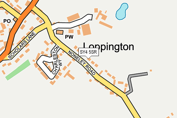 SY4 5SR map - OS OpenMap – Local (Ordnance Survey)