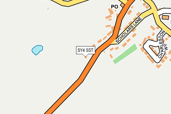 SY4 5ST map - OS OpenMap – Local (Ordnance Survey)