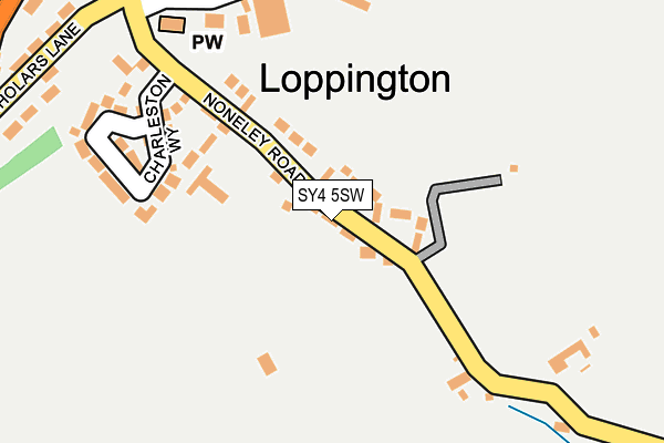 SY4 5SW map - OS OpenMap – Local (Ordnance Survey)