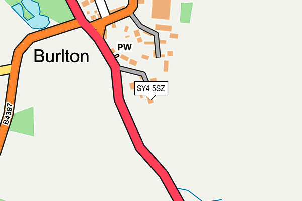 SY4 5SZ map - OS OpenMap – Local (Ordnance Survey)