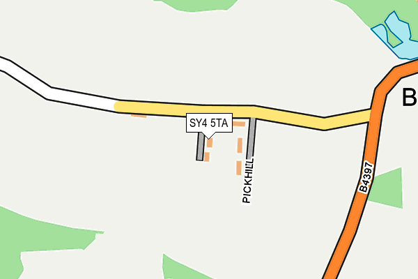 SY4 5TA map - OS OpenMap – Local (Ordnance Survey)