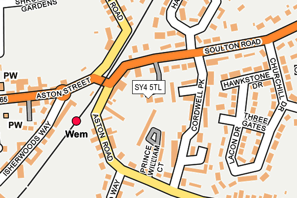 SY4 5TL map - OS OpenMap – Local (Ordnance Survey)