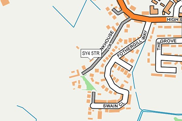 SY4 5TR map - OS OpenMap – Local (Ordnance Survey)