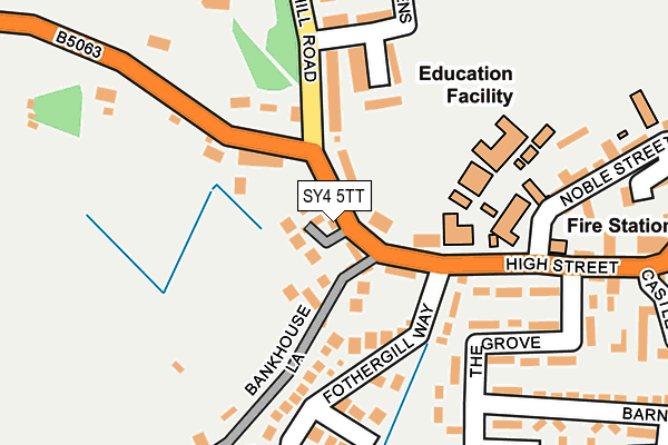 SY4 5TT map - OS OpenMap – Local (Ordnance Survey)