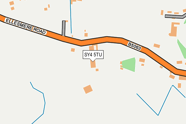 SY4 5TU map - OS OpenMap – Local (Ordnance Survey)