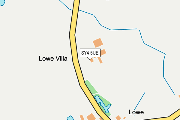 SY4 5UE map - OS OpenMap – Local (Ordnance Survey)