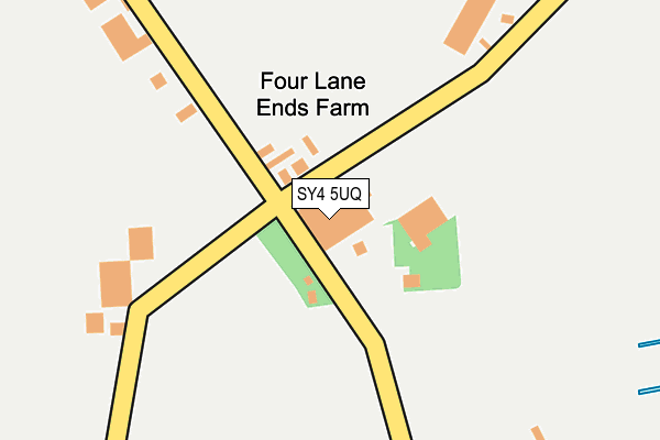 SY4 5UQ map - OS OpenMap – Local (Ordnance Survey)
