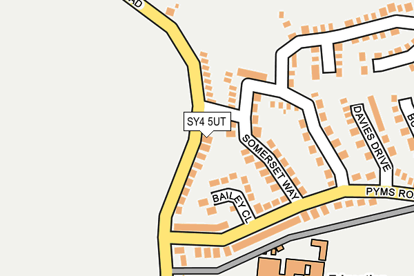 SY4 5UT map - OS OpenMap – Local (Ordnance Survey)