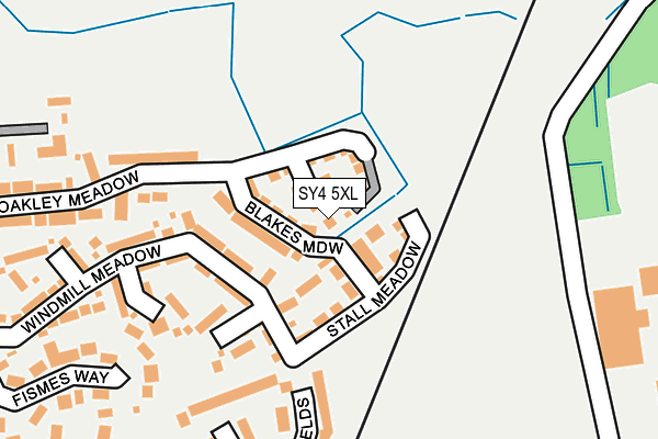 SY4 5XL map - OS OpenMap – Local (Ordnance Survey)