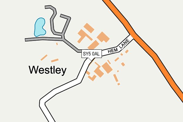 SY5 0AL map - OS OpenMap – Local (Ordnance Survey)