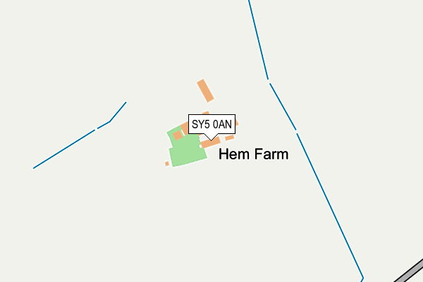 SY5 0AN map - OS OpenMap – Local (Ordnance Survey)