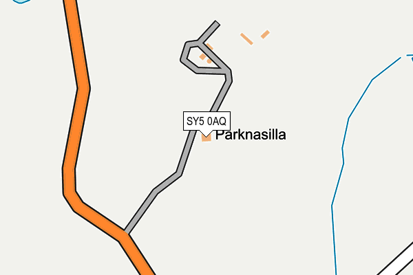 SY5 0AQ map - OS OpenMap – Local (Ordnance Survey)