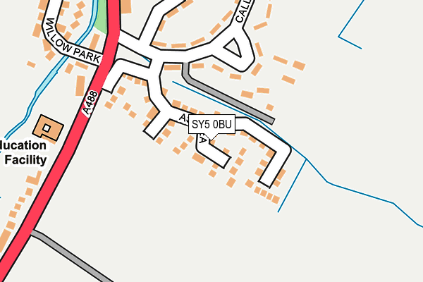 SY5 0BU map - OS OpenMap – Local (Ordnance Survey)