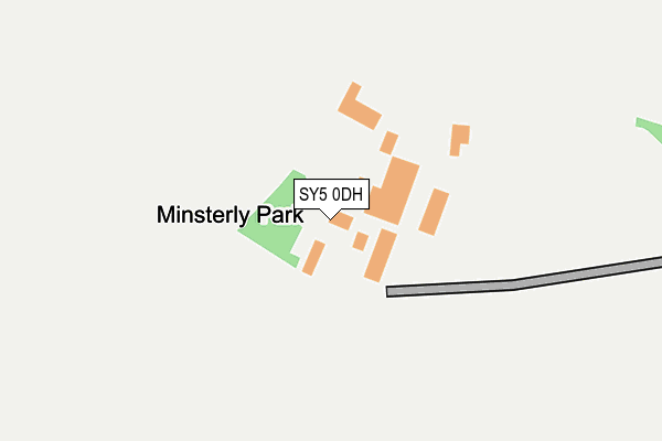 SY5 0DH map - OS OpenMap – Local (Ordnance Survey)
