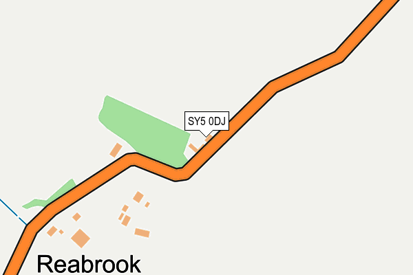 SY5 0DJ map - OS OpenMap – Local (Ordnance Survey)