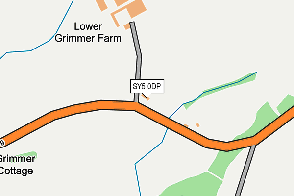 SY5 0DP map - OS OpenMap – Local (Ordnance Survey)