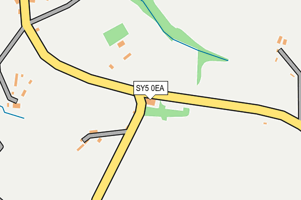 SY5 0EA map - OS OpenMap – Local (Ordnance Survey)